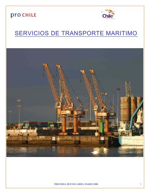 SERVICIOS DE TRANSPORTE MARITIMO - Chile como exportador ...
