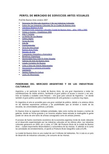 perfil de mercado de servicios audiovisuales en argentina