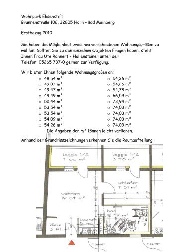 Wohnpark Elisenstift BrunnenstraÃe 106, 32805 Horn â Bad ...