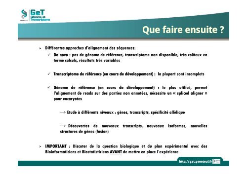 Introduction au RNA-seq - Institut de Mathématiques de Toulouse