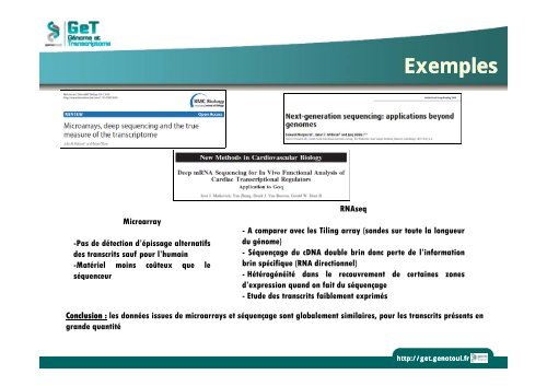 Introduction au RNA-seq - Institut de Mathématiques de Toulouse