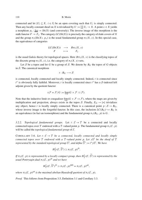 THE WEIL-´ETALE FUNDAMENTAL GROUP OF A NUMBER FIELD I