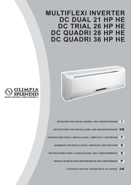 MANUALE MULTIFLEXI 276467F_1_51.pmd - Olimpia Splendid