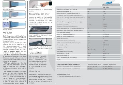 Climatizzazione Residenziale - Collezione 2011 - Olimpia Splendid