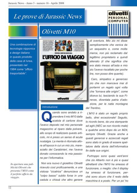 Numero 16 Aprile 2008 - Retrocomputing.net