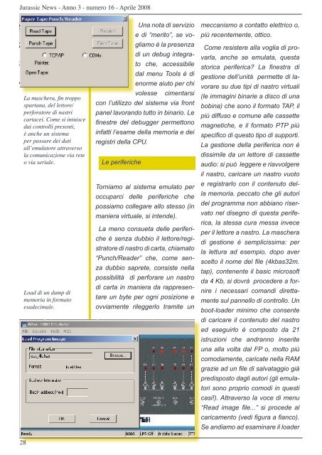 Numero 16 Aprile 2008 - Retrocomputing.net