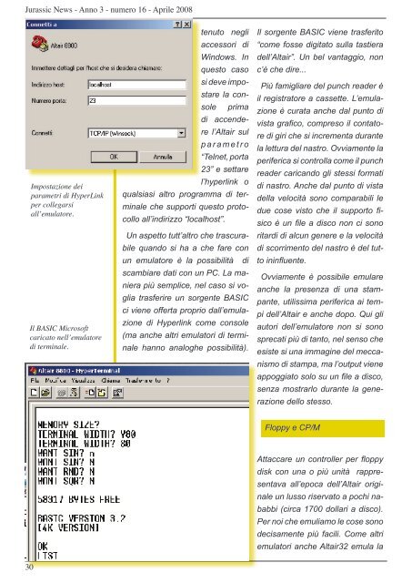 Numero 16 Aprile 2008 - Retrocomputing.net