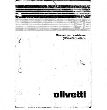 Manuale di servizioService manual - Retrocomputing.net