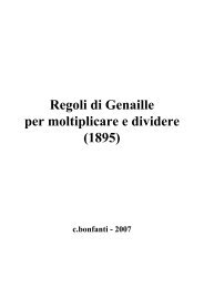 Regoli di Genaille - Retrocomputing.net