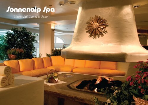 Spa Services Menu (pdf) - Sonnenalp