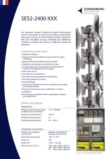 SES2-2400-XXX fr - SONNENBURG