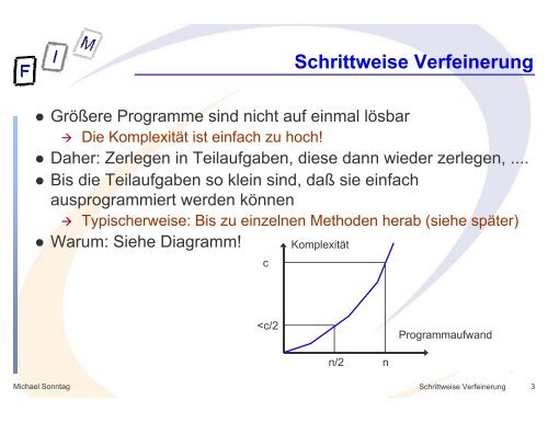 Schrittweise Verfeinerung