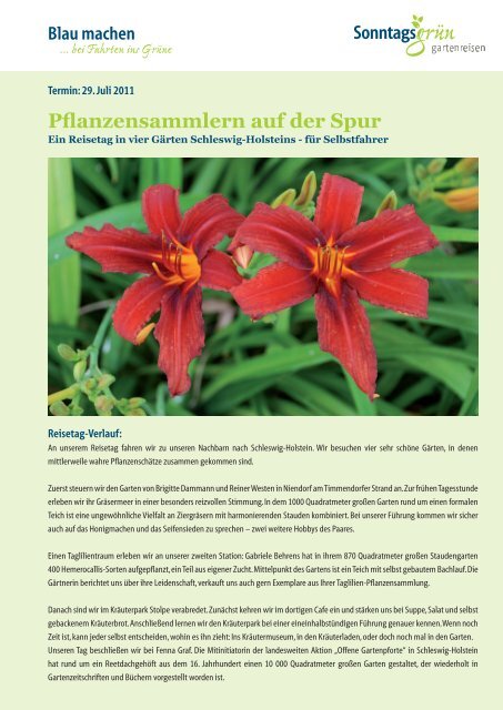 Diese Gartenreise als PDF herunterladen (324 KB) - SonntagsgrÃ¼n