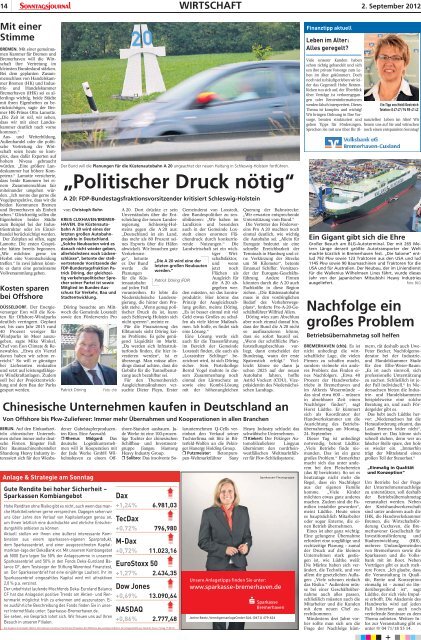 SJ-Ausgabe vom: 02. 09. 2012 [41.17 MB] - Sonntagsjournal