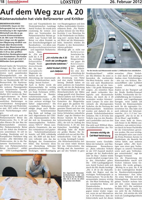 SJ-Ausgabe vom: 26. 02. 2012 - Sonntagsjournal