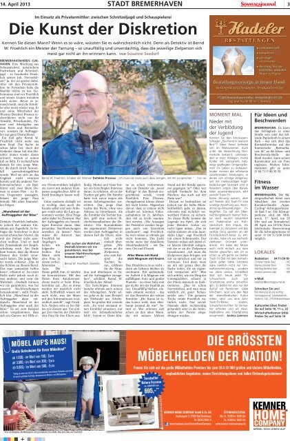 SJ-Ausgabe vom: 14. 04. 2013 [24.76 MB] - Sonntagsjournal