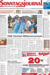 SJ-Ausgabe vom: 11. 08. 2013 [22.59 MB] - Sonntagsjournal