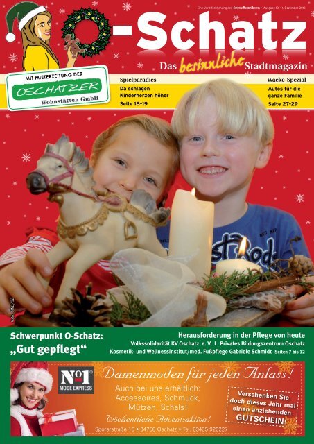 Stadtmagazin O-Schatz vom 01. 12. 2013 - beim