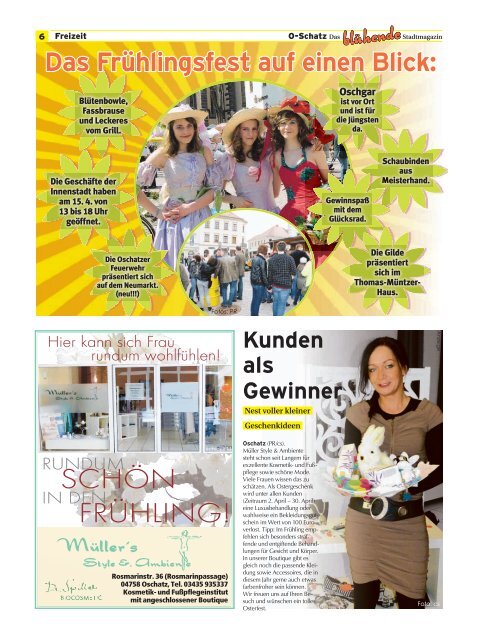 Stadtmagazin Oschatz - beim SonntagsWochenBlatt