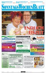 Ausgabe vom 21. 04. 2013 - beim SonntagsWochenBlatt