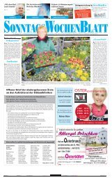 Ausgabe vom 24. 03. 2013 - beim SonntagsWochenBlatt