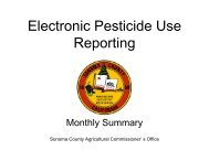 Monthly Summary Pesticide Use Report instructions - Sonoma County