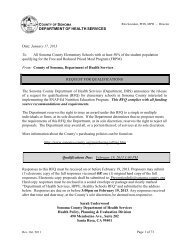 Request for Qualifications â Healthy Schools RFQ - County of Sonoma