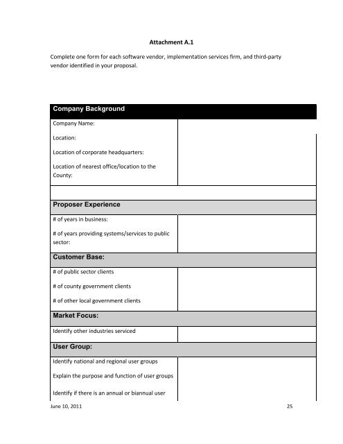 Web Content Management System Request For Proposals