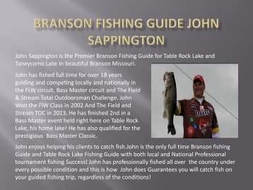 Bull Shoals Lake fishing guide info