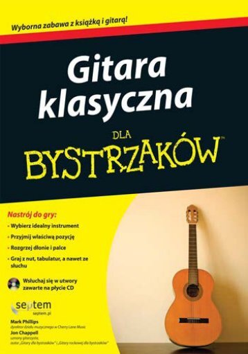 Gitara klasyczna dla bystrzakÃ³w - Czytelnia - Helion