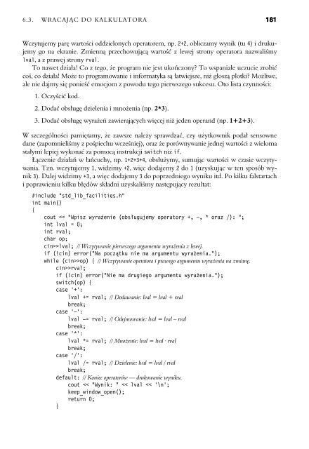 Programowanie. Teoria i praktyka z wykorzystaniem C++