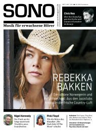 rebekka bakken - Sono-Magazin