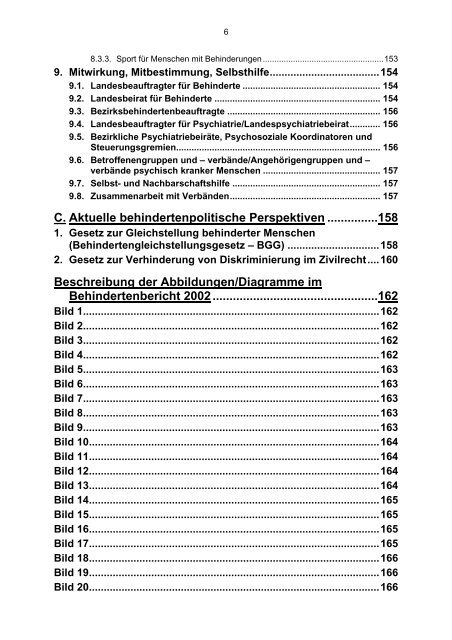 Bericht zur Lage der behinderten Menschen und der Entwicklung ...