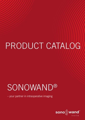 SonoWand Invite Product Catalog