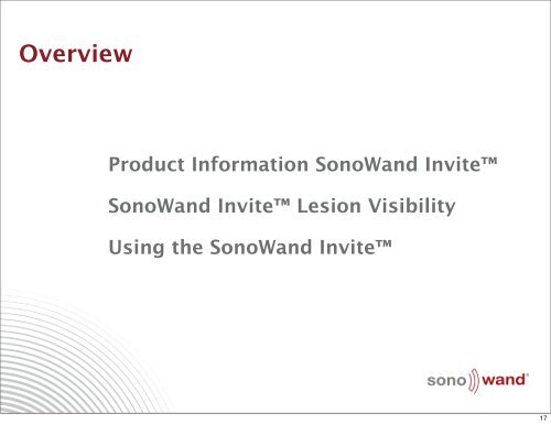 SonoWand Invite