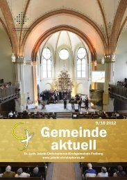 Gemeinde aktuell - Ev.-Luth. Jakobi-Christophorus Kirchgemeinde ...