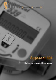 Leaflet Compact heat meter Supercal 539 - Sontex SA