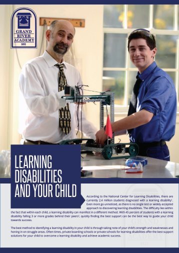 Learning Disabilities and Your Child