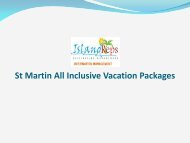 St Martin All Inclusive Vacation Packages