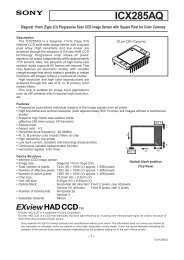 ICX285AQ - Sony