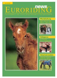 Voltigieren Veterinärmedizin Pferdehaltung - Euroriding