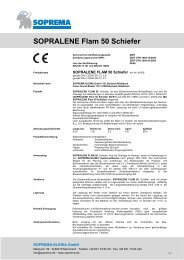 SOPRALENE Flam 50 Schiefer - SOPREMA-KLEWA GmbH