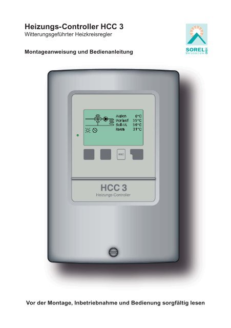Heizungs-Controller HCC 3 - Sorel
