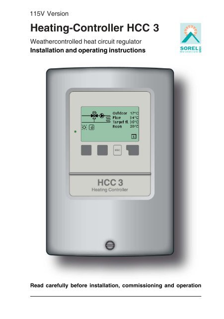Heating-Controller HCC 3 - Sorel
