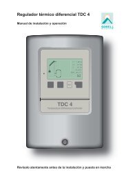 Regulador tÃ©rmico diferencial TDC 4 - Sorel