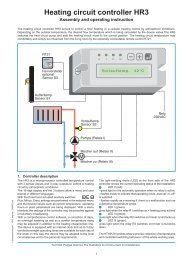 Heating circuit controller HR3 - Sorel