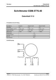 Schrittmotor ESM.5776.40 - Sorotec