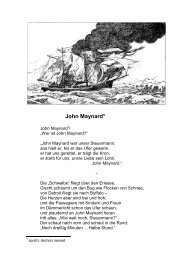 Theodor Fontane 1819 - 1898 John Maynard John Maynard! Wer Ist ...