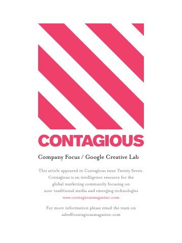 Download - Contagious  Magazine