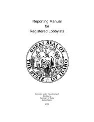 Reporting Manual for Registered Lobbyists - Idaho Secretary of ...